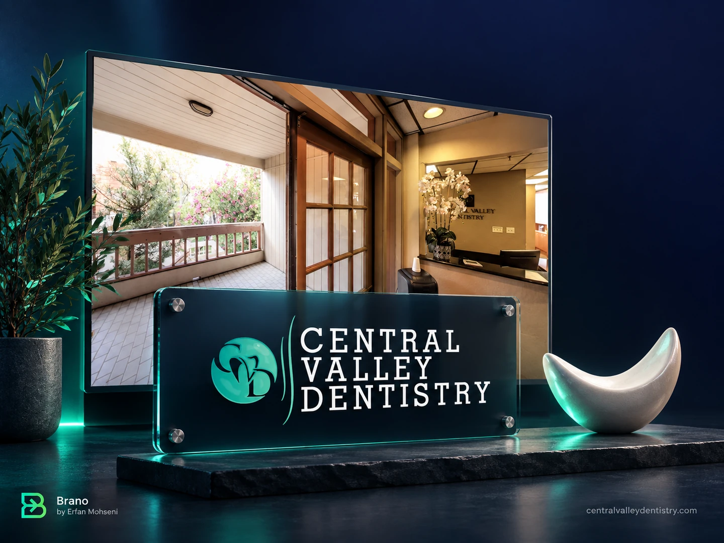 Brano portfolio artwork for Central Valley Dentistry